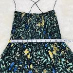 ASTR the Label Stasia Black Floral Smocked Maxi Dress Strappy Open Back Medium Photo 12