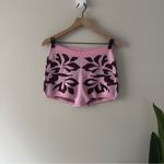 Free People Kaia Swit Shorts in Bright Lilac Combo Pink Floral Knit Micro Short Photo 2