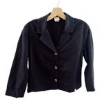 Third Love Collared 3/4 Length Sleeve Button Up Shirt Cotton Photo 0