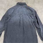 Gap Women’s Longsleeve Utility Denim Shirtdress Pockets Western in Black Wash L Photo 7