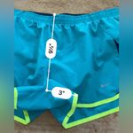 Nike Tempo Women’s Sz L Teal/Navy Athletic Shorts Photo 9