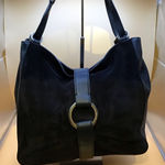 Michael Kors 30f6aqye3s Quincy Large Shoulder Suede Leather Handbag Purse Photo 0