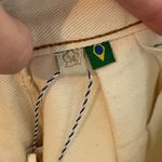 Farm Rio New  cream sequin embelished bird high waist crop jeans sz 34 US 2 Photo 4