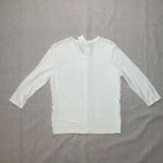 New York & Company | NWT Ivory & White Lace Front 3/4 Sleeve Cardigan | LP Size undefined Photo 1