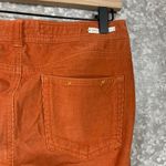 Pilcro and the Letterpress Anthropologie Orange Serif Corduroy Pants - Size 26 Photo 6
