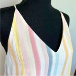 Loft NWT Multicolor Shimmer Striped Tank Top XS Photo 7