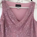 Alex Evenings Y2k velvet burnout cowlneck sleeveless Photo 2