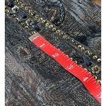 Chico's Womens Size Medium Dressy Brown Black Shimmer Sequin Bead Blazer Jacket Photo 8