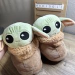 American Eagle  Women’s Small Star Wars Grogu Baby Yoda Slippers Photo 2