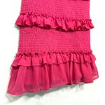 Guess M Pink Milania Tier Ruffle Dress Girlhood Princess Coquette Party Brunch Photo 4