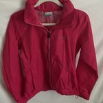 Columbia :Pink Windjacket- pockets, hood, cinch waist, adjustable/ Velcro wrist-S Photo 13