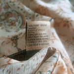 Notations  Damask Sheer Button Blouse Top Photo 6