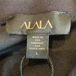 Alala  black mock neck long sleeve top L Photo 4