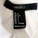 Forever 21 Cropped Ruffle Trim Cami Size Large White Photo 4