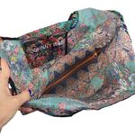 Johnny Was NEW Reusable Shopper Tote Bag Foldable Paisley Floral Print Photo 4
