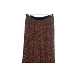 Eloquii  Boho Culottes Animal Print Wide Leg Lined Elastic Pants 26 Brown #2832 Photo 7