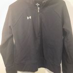 Under Armour  Pullover Half Zip Sweatshirt‎ Athletic Top Black XS Photo 0