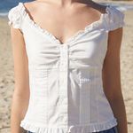 Brandy Melville  Elena/Elara Top White Photo 0