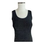 Vintage Miss Ashlee Black Glitter Maxi Dress Sleeveless Long Gown WOMEN’S SMALL Photo 4