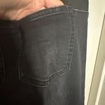 Current/Elliott Fused High Rise Stiletto Jeans Rocco Leather Piecing Black 26 Photo 7