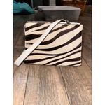 Adrienne Vittadini Vintage  Women's Cream & Black Zebra Print Shoulder Bag Photo 2