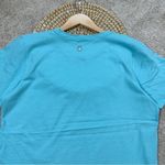 Life is Good Man with Umbrella In The City Raining Shirt Shortsleeve in Blue XL Photo 4