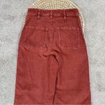 Marine layer  Women’s Bridget Corduroy Pants Crop High Rise Button Fly Wide Leg 0 Photo 8
