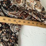 Christopher & Banks  Witchy Grunge Whimsigoth 3X Black Paisley‎ Boho Sheer Photo 8