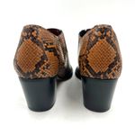 Coach  Perri Snake Print Ankle Bootie Carmel Leather Westerncore Photo 5