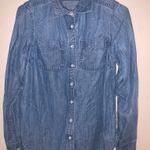 Coolibar Denim Shirt Size XXS Blue Photo 0