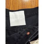 MOTHER The Spinner Zip Sneak Jeans Faded Black Magic 28 High Rise Wide Leg Denim Photo 2
