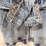 Jacquie the Label Elodie Cotton Embroidered Denim Mini Shirt Dress Small NWT Blue Photo 8