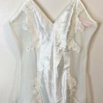 Victoria's Secret Cream Lace silky and mesh bodysuit with shiny sequins medium Photo 0