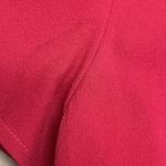 Vintage 100% Silk Size 6 Red Midi Dress Solid Cherry Red Christmas Minimalist Photo 8