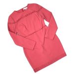 Likely  Solace Coral Long Sleeve Fitted Cut Out Mini Dress Size 12 Photo 2