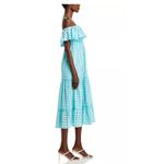 T Tahari  Eyelet Midi Dress Size Medium‎ Photo 4