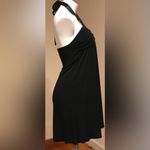 BCX BXC Cocktail, Halter Top Stretch Black Dress Size Small Good Condition. Photo 2