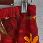 John Roberts 8 Tropical Floral Red and Yellow Aloha Pencil Mini Skirt Vintage Photo 7