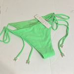 Meshki  Green Aliza String Tie Swim Bottoms Photo 6