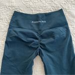 Alphalete  teal amplify seamless leggings size medium Photo 1
