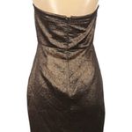 Trina Turk NWT! Sz 8  Dresses Stunning Gold / Copper Metallic Strapless Dress Photo 2