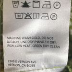 Reformation Zena Printed Side Tie Dress in Jessie Floral Green and White Photo 9