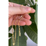 Boutique NEW Unisex 18k Yellow Gold Filled Flat Mariner‎ Chain Necklace, 20” Photo 14