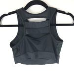 Champion  Sports Bra Mesh Cutouts High Neck Black Size S Photo 1