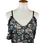 Morgan De‎ Toi Women’s Floral Cold Shoulder Blouse Top Size 36 Ruffle Detail Photo 1