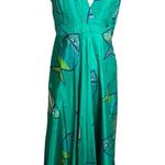 Anthropologie Anupamaa  summer school fish print silk dress Sz 0 Photo 0