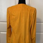 Lena Gabrielle orange faux Suede zip up jacket- size 10. New Photo 2