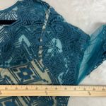 Jen's Pirate Booty  Teal Geometric Lace Dress see Measurements ( oversized) Photo 10