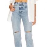 REVOLVE SLVRLAKE Straight Jeans
NWOT Size 24 Blue Distressed Lonely
Heart Wash Photo 0