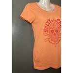 Bella Canvas Bella + Canvas Shirt Womens Small Orange Salty To The Core Skull Tee Black Hall Photo 1